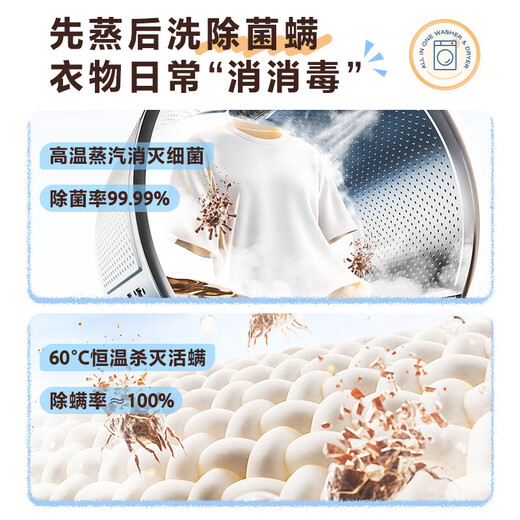 Midea drum washing machine fully automatic 12kg large capacity household 1.1 washing ratio sterilization and mite removal ultra-thin energy saving trade-in MG120V36T