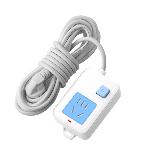 Pure copper air conditioner 4000W high power special power strip wiring board electric heating water heater induction cooker plug strip extension cord in activity air conditioner special 4000W with switch top quality + 1.8 meters