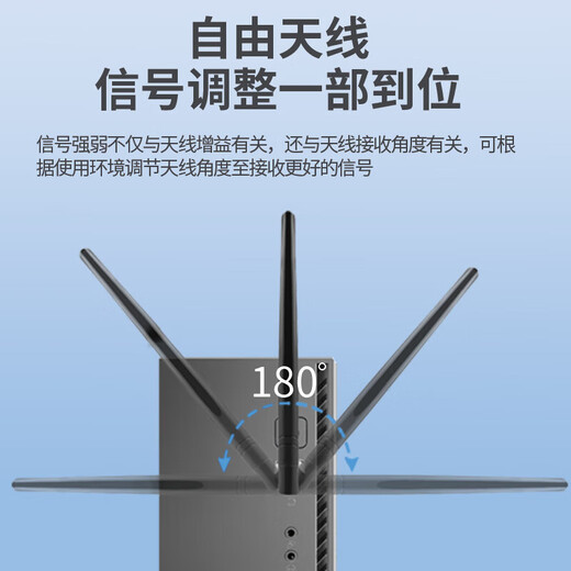 纽曼（Newmine）USB无线网卡千兆5G双频台式笔记本电脑无线WiFi接收器发射器电脑通用免驱高速穿墙 【650M】双频长天线高增益
