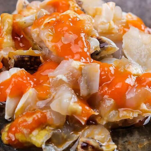 Big barrel Zhoushan red paste crab paste Ningbo red paste crab paste red paste choking crab drunk crab raw pickled crab paste swimming crab red paste crab paste 700g*2 bottles