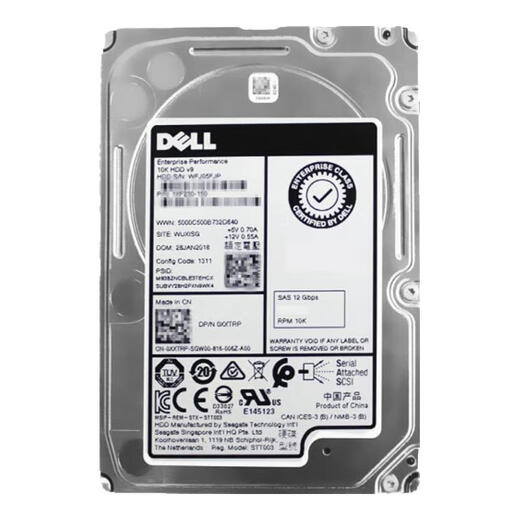 Disque dur de serveur Dell (DELL), disque dur d'entreprise de poste de travail, disque dur de matrice de stockage de données NAS, corps de disque aléatoire en boîte SAS 900 Go 15K de 2,5 pouces, achetez un disque dur et obtenez un support de disque dur gratuit