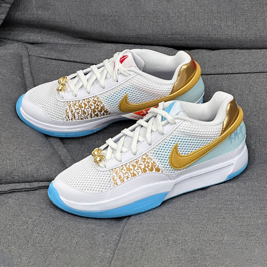 Nike (NIKE) official website official ship store men's shoes new style Morant 1st generation low-top sports casual shoes running shoes Dragon Year limited/Glacier Blue-FV1291-100 44.5