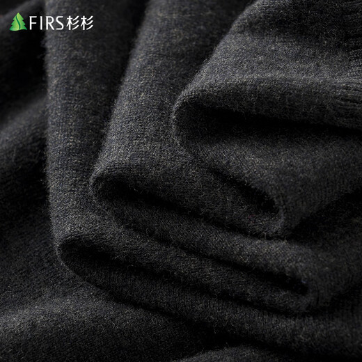 Shanshan 100% wool pure wool sweater men's spring and autumn round neck sweater thin pullover bottoming sweater men's clothing