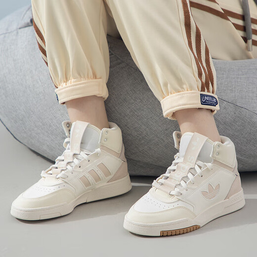 阿迪达斯 （adidas）官方三叶草男鞋女鞋 春季新款休闲情侣鞋网球鞋透气低帮板鞋男子 IF2677/三叶草/淡粉色 36
