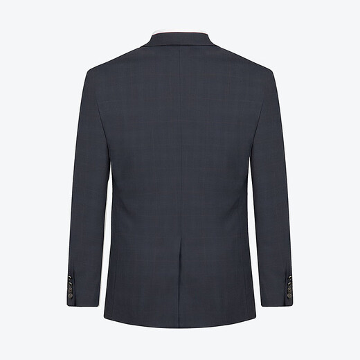 Qi Brand Wool Suit Men's 2025 Autumn New Business Formal Wear Men's Groom Wedding Dress Suit Two-piece Set Dark Gray Contains Wool 46 B (170/92B)