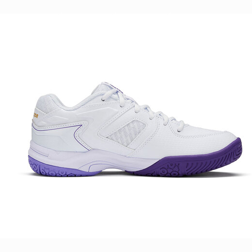 Victor Victor Victor Badminton Schuhe Männer und Frauen P9200TD Hochelastische und stabile Sportschuhe weiß und lila 42