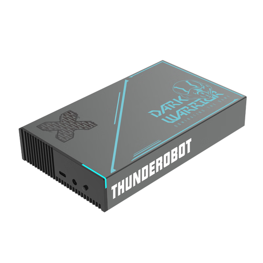 THUNDEROBOT雷神黑武士6t企业级大容量移动硬盘3.5英寸桌面式高速机械硬盘10t Type-C3.1外接电脑存储 黑武士-移动硬盘14TB 赠防震包