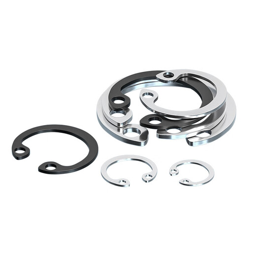 
Tianzhuo Hardware 304 stainless steel/65MN manganese GB893 hole card elastic retaining ring C-type clamping ring M3-M250 13691, double section 7 inch inner bend (for holes)