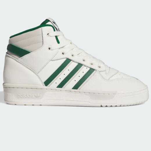 阿迪达斯 （adidas）三叶草男鞋女鞋2025新款夏季高帮板鞋防风保暖加厚休闲鞋运动鞋 ID6211白绿 39