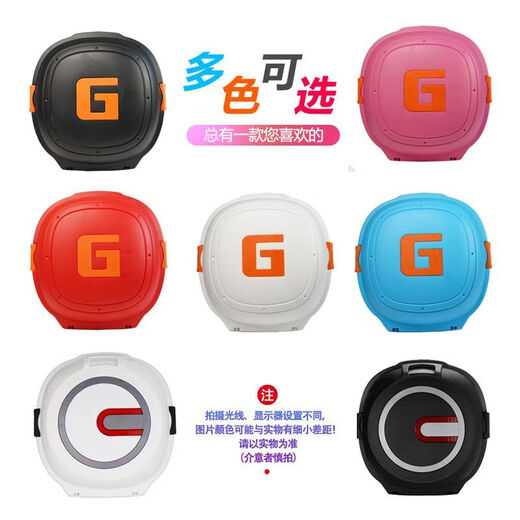 电动车背包箱挂式后备箱踏板车通用电单车后尾箱小型电瓶车储物箱 9928米色+安装压条