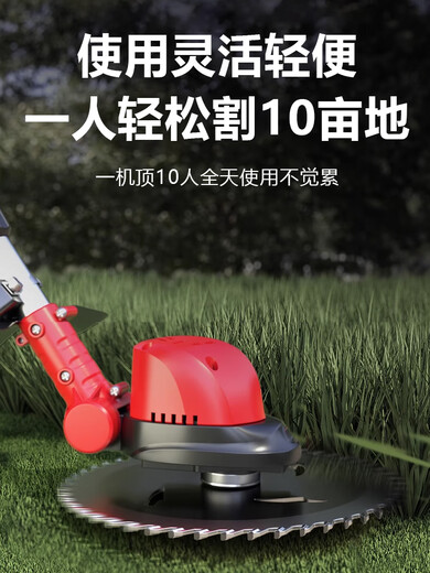 German technology electric lawn mower household small rechargeable lawn mower lithium electric lawn mower 30988HTV one battery one charge telescopic type