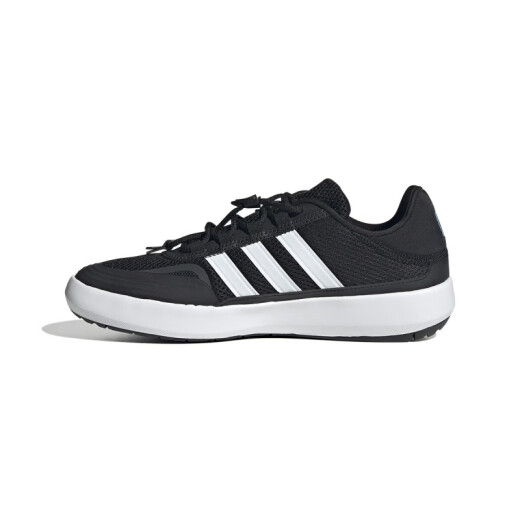 ADIDAS Adidas Trail Shoes Men and Women's Same Summer Outdoor Non-Slip-resistant Wading Shoes Mesh Breathable Sports Running Shoes Black/White JH9756 42