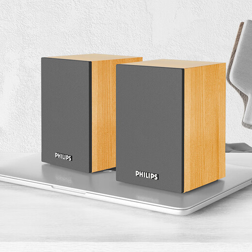 Philips (PHILIPS) SPA20 Bluetooth speaker computer audio desktop laptop mobile phone multimedia USB audio living room wooden speaker collection bar for class use