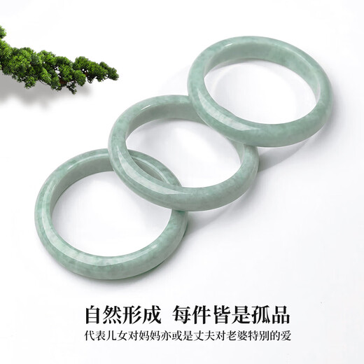 Fengxi Jewelry Jade Bracelet A-grade Jade Bracelet Natural Jade Jade Bracelet Women's Model Send Mom and Elders Birthday Gifts