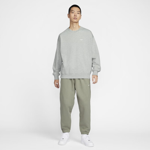 Nike (Nike) Offizielle Herren -Plus -Samthose Lose Casual Stickerei Personalisiert weiche DX1365 320 Hellgrün grau/weiß xs