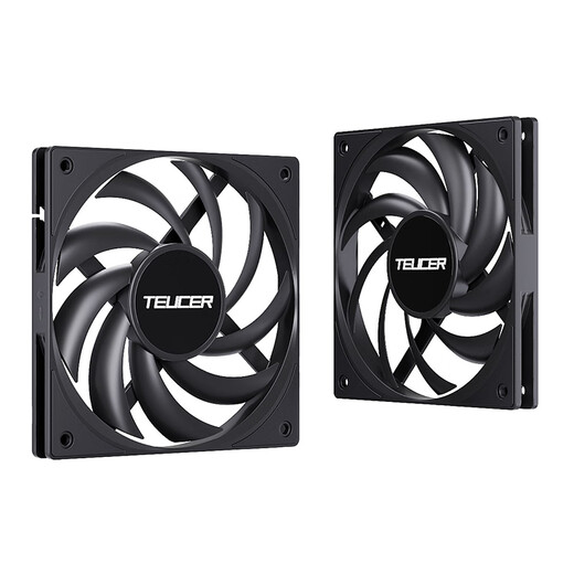 
Zero Degree Shijia UT12015 thin chassis fan 12cm PWM intelligent temperature control computer desktop 12cm heat dissipation fan 120mm small four-pin connector Thickness 15mm UT12015 black (thickness 15mm)