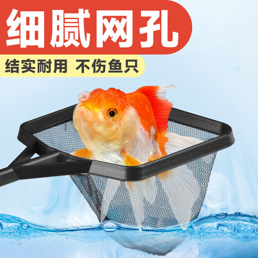 Nai pet fish tank fishing net, aquarium fish net, household handmade fishing net, retractable net, shrimp fishing, goldfish ornamental fish net, reinforced fixed rod, medium fish net
