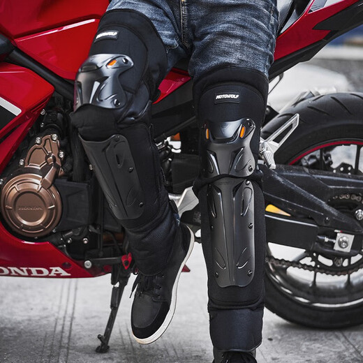 Modo Wolf winter motorcycle knee pads warm plus velvet windproof electric vehicle riding protective gear motorcycle leg guards anti-cold and anti-fall equipment