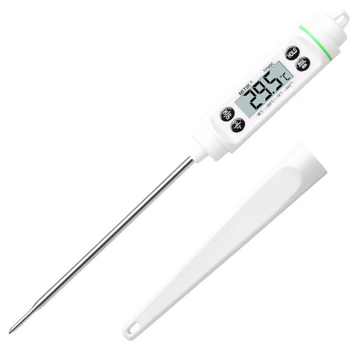 Customized Probe Thermometer Handheld Staubfieriger Lebensmittel Gewerbliche Wasserthermometer Ölthermometer Wärme Detektor Lebensmittel Detektor TP688 [Rotmodell] 7-Level-wasserdicht. Eintauchbar