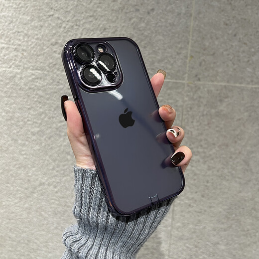 Snow catcher with dustproof plug suitable for Apple 16promax mobile phone case iphone15 lens film 14Pro transparent silicone 13pro men's and women's all-inclusive 12 anti-fall high-end protective case 11 fully transparent comes with lens film + dustproof plug + dustproof net iPhone 16pro