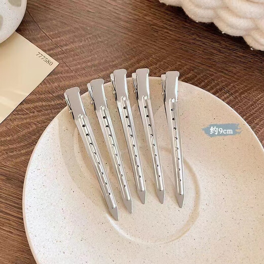 Jay Weiyi hair root fluffy clip side bangs makeup styling seamless hair clip positioning high skull artifact duckbill clip hair clip BH-FJ116 large size 5 pack