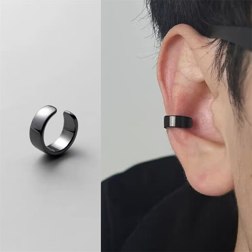 Daiyan pierced ear clip niche design ear buckle men's ear bone clip fake earrings earrings men's fake ear studs high-end earrings men's ear bone clip main picture 4-piece set