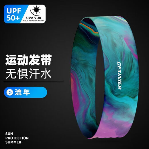 Jiaqi sports headband antiperspirant headband men's sports sweat-absorbing sweat guide bandana fitness sports women's basketball anti-sweat running