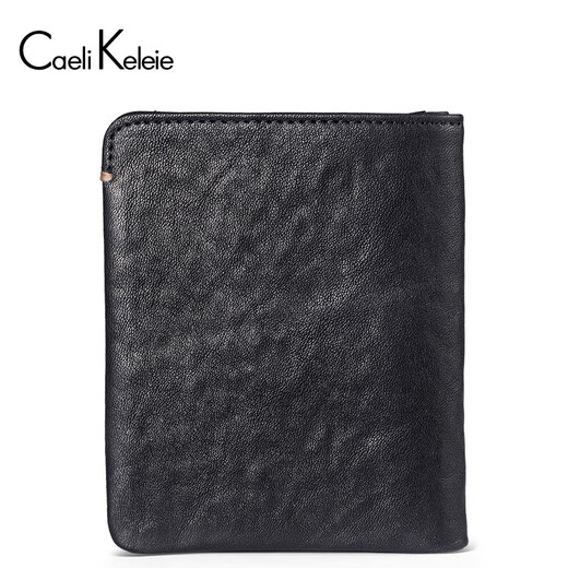CAELIX26KEEIE GORIEU CUIR MENS MENS MENS COURT Personnalisé première couche Sac de carte de bouche de vache coréen SALLET Étudiant Sagl pour hommes K525 Black + 15 jours Retour sans saison + 365 jours Garantie