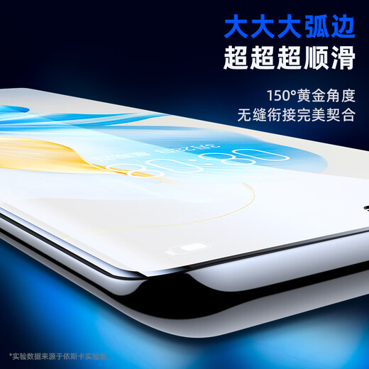 ISCAR [Vollbild-Nanometer 2 Stück] Geeignet für Honor 100/Honor 90 Mobilfunkfilm, nicht temperierter Hydrocoagulation Softfilm, hochauflösender kratzfestes Verschleiß-resistenter Fingerabdruck Vollkleber Schutz JM709