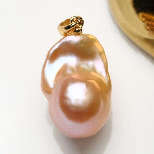 Shantou Lincun Color Freshwater Baroque Pearl S925 Silver Buckle Color Demonic Purple Gold Orange PBE20