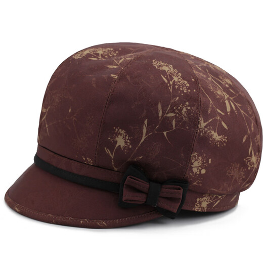 Woodpecker (TUCANO) middle-aged and elderly hat women's spring and autumn mother's peaked hat thin grandma casual autumn sun hat old lady cloth hat khaki L adjustable