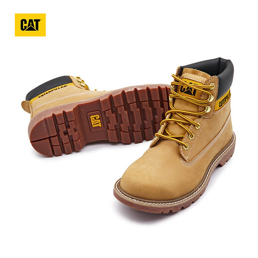 Cat Carter Classic Big Yellow Boots Boots Martin Bottes de travail Bottes de travail Hommes et femmes Boots High Top Colorado2.0 Gift de Valentin chinois jaune 43