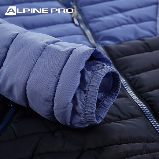
Alpine PRO children's thickened warm cotton jacket parent-child style waterproof windproof casual outdoor spring and autumn cardigan jacket 682 navy blue 150
