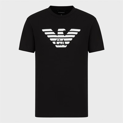 ARMANI/阿玛尼 EA 男士经典时尚鹰标短袖圆领T恤 8N1TN5 1JPZZ 深灰色 686 M