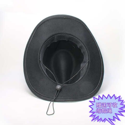 Kaban Western Cowboyhut Männer und Frauen großer Kopfkreis 60 cm Sommer Outdoor Wanderhut Retro großer Top-Hut-Kaffee großer Hut 61 cm geeignet für Big Head Circle 59-62 cm