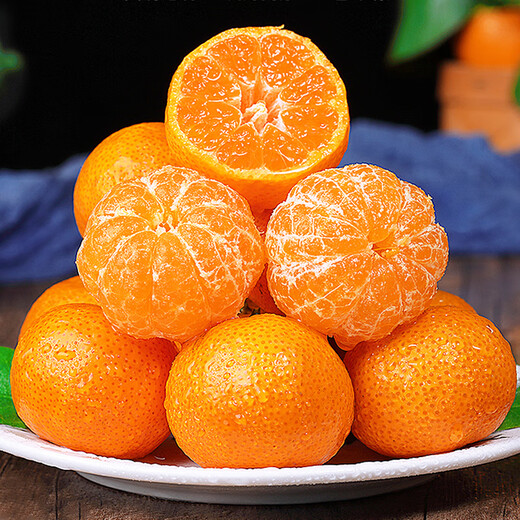京觅 广西砂糖橘净重4斤 单果35-60mm 精品果沙糖桔 源头直发包邮