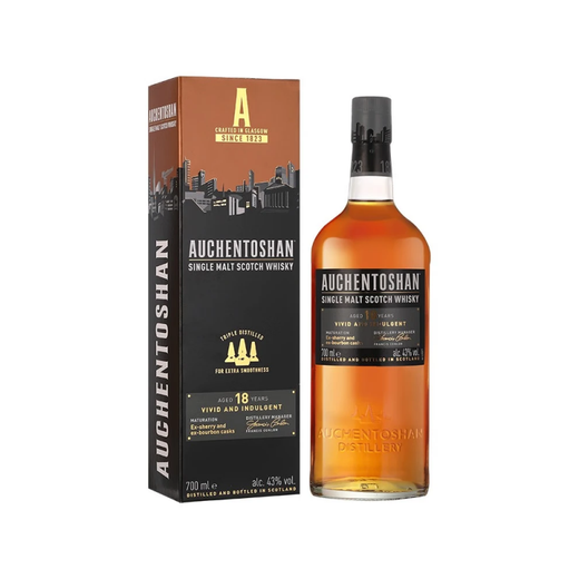 Auchentoshan 18 Jahre Scottish Wine Geschenkbox Single Malz Whisky 700 ml Auchentoshan 18 Jahre