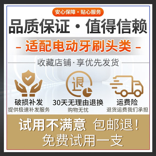 皓卫适配飞利浦hx6215/6231/6220/6240电动牙刷头替换刷头 C2牙菌斑洁净型4支装