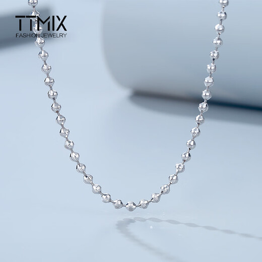 TTMIX platinum necklace women's pt950 sparkling bead star chain platinum chain fashion clavicle chain custom deposit please contact customer service for details
