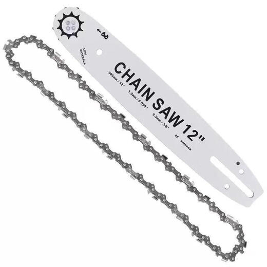 Wuyang Mengniu chainsaw saw board 16-inch 12-inch electric chain saw lithium chainsaw household logging general accessories guide plate 16-inch imported chainsaw guide plate about 48 cm