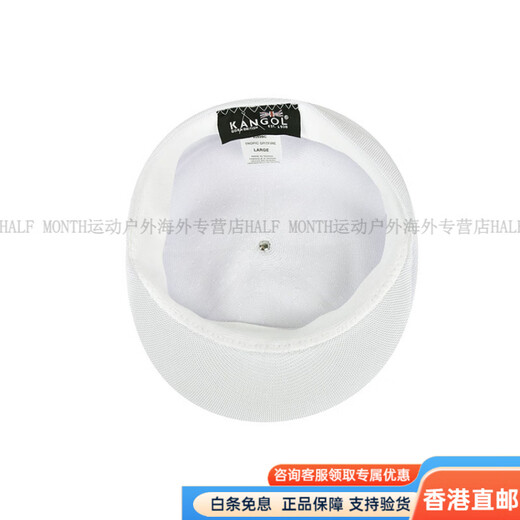 KANGOL Logo Casual Chlorofiber Fiber Beret Men and Women Fashion Trend Versatile Classic Black M Basic Packaging-No Box