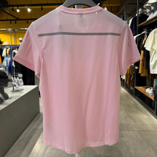 阿迪达斯 （adidas）短袖女装2025夏季新款训练健身跑步运动服舒适透气圆领半袖T恤衫 JF1478粉色 M