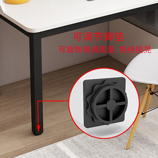 Senxiangli solid wood bay window desk bedroom balcony long and short leg computer table high and low leg writing desk custom-made white bezel style (6 legs will be sent when ordering) length 100 width 60 (remark bay window height)