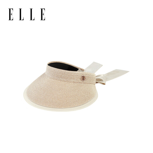 Elle Sonnenschutz und leerer Top -Hut weiblicher eleganter Bogen Französisch Big Hut Rand zeigen Gesicht kleines Sonnenschandgeschenk für Freundin