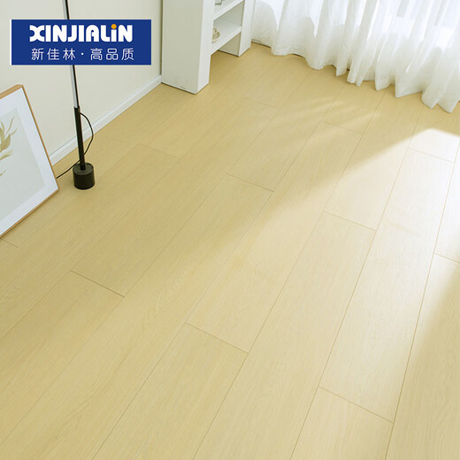 Xinjialin ENF-grade environmentally friendly core three-layer solid wood laminate flooring for household use, geothermal floor heating wood floor package installation modern ENF9901 18MM thick