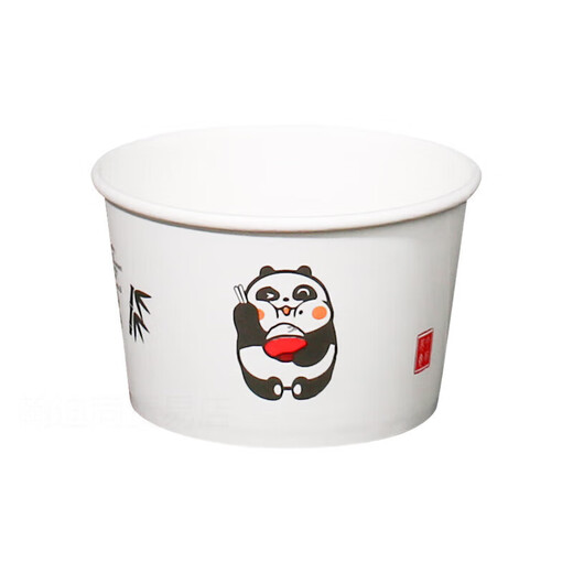 Disposable bowls and chopsticks, household thickened instant noodle paper bowls, commercial packed lunch boxes, disposable bowls and chopsticks lunch boxes, whole box batch, thickened 360 type paper bowls and chopsticks, 50 sets