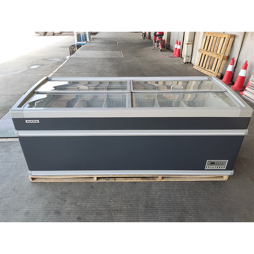 
AUCMA (AUCMA) freezer commercial horizontal display cabinet supermarket combination island cabinet large capacity 2.0 meters freezer upper and lower sliding door glass ice cream cabinet ice cream supermarket freezer 900 liter (2500*825*825mm) straight cabinet