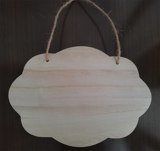 Creative solid wood sign small wooden sign handwritten hang tag blank wooden board tree sign hanging diy handmade door sign pendant custom G-3 size 20*10cm