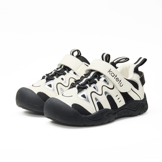 Carter Rabbit Children's Sports Shoes Children's Shoes Toddler Autumn Girls Baby Outdoor Creek Shoes Breathable Boys' Functional Children's Shoes White Black - Mesh 28 Inner Length 17.5cm Foot Length 16.3-16.9