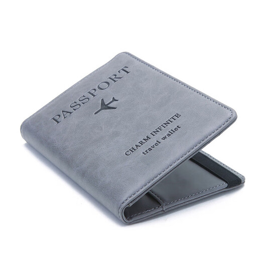Kangaroo (Kangaroo) Paquete de certificado antirrobo Paquete de pasaporte RFID Pasaporte PAQUETE Certificado multifunción Paquete de certificado de viaje Passport Clip Custom Logotipo Pink